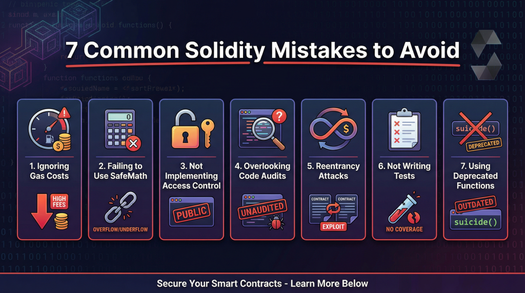7 common solidity mistakes to avoid